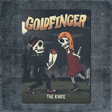 Goldfinger Back Patch, Goldfinger – The Knife Big Back Patch