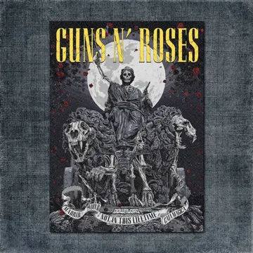 Guns N’ Roses Back Patch, Guns N’ Roses – Tour Cover Big Back Patch