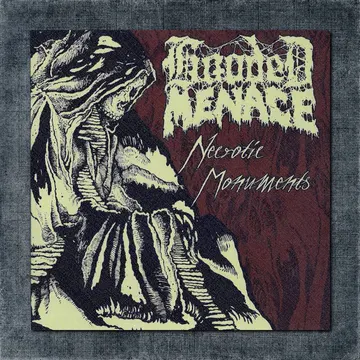 Hooded Menace Back Patch, Hooded Menace – Necrotic Monuments Big Back Patch