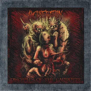 Incineration Back Patch, Incineration – Disciples of the Garrotte Big Back Patch