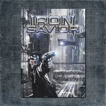 Iron Savior Back Patch, Iron Savior – Megatropolis Big Back Patch