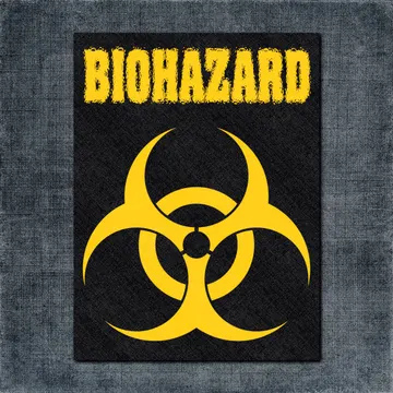 Biohazard Back Patch, Biohazard Band Logo Big Back Patch