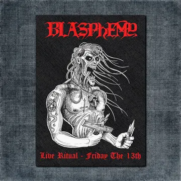 Blasphemy Back Patch, Blasphemy Friday the 13th Big Back Patch