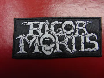 RIGOR MORTIS…  Embroidered patch   (thrash metal)   U.S.A   821