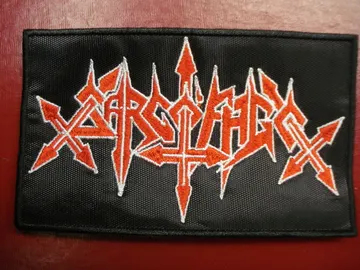 SARCOFAGO…  Embroidered Patch  (black thrash)   Brazil   3859