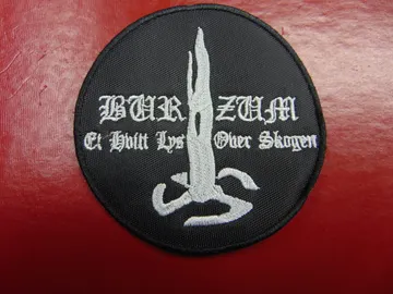 BURZUM…  Embroidered Patch   (black metal)   Norway  792