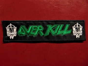 OVERKILL…  Embroidered Patch   (thrash metal)   U.S.A   048