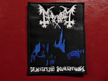 MAYHEM…   Embroidered Patch  (black metal)   Norway  061