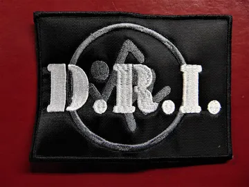 D.R.I..   Embroidered Patch   (crossover)   U.S.A.   064