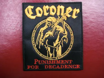 CORONER…   Embroidered Patch   (death thrash)   Switzerland   073