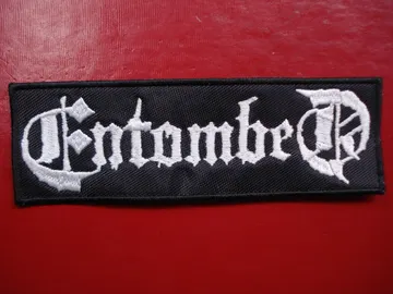 ENTOMBED…  Embroidered Patch  (death metal)    Sweden   3142