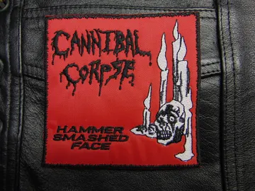 CANNIBAL CORPSE…  Embroidered Patch (death metal)  U.S.A   3515