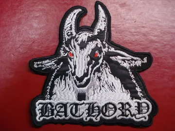 BATHORY…   Embroidered Patch   (black metal)    Sweden   518