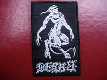 BESATT   Embroidered Patch  (black metal)   Poland   126