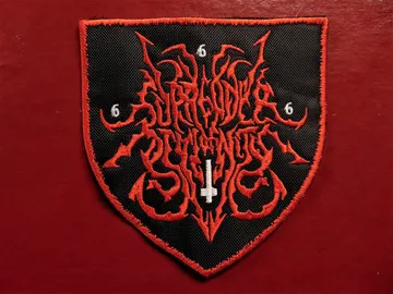 SURRENDER OF DIVINITY…   Embroidered patch   (black metal)   Thailand   132