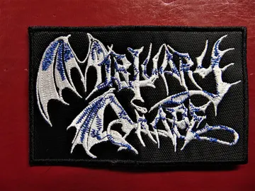 MORTUARY DRAPE…   Embroidered Patch  (war metal)   Italy   998