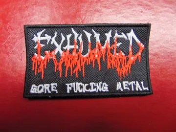 EXHUMED…   Embroidered Patch   (goregrind)    U.S.A   140