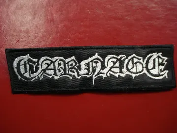 CARNAGE… Embroidered patch (death metal)   Sweden   714