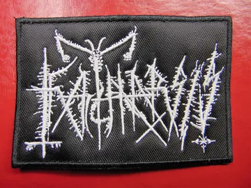 KATHARSIS…  Embroidered Patch  (black metal)   Germany   170