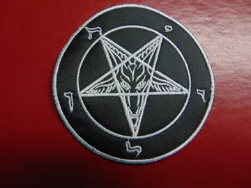 BAPHOMET…  Embroidered patch   (black metal)    2820
