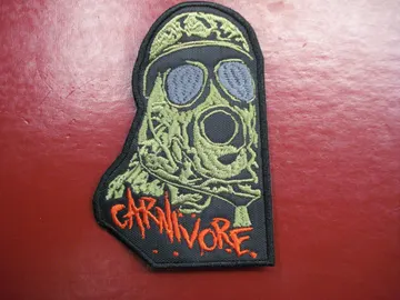 CARNIVORE…  Embroidered Patch  (thrash metal)   U.S.A   178