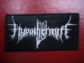 HYPOTHERMIA…  Embroidered Patch  (black metal)    Sweden   1446