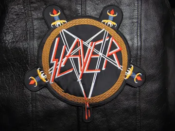 SLAYER…  Embroidered Backpatch  (thrash metal)  U.S.A   008