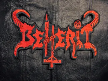 BEHERIT…  Embroidered Backpatch  (war metal)  Finland  689