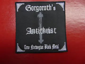 GORGOROTH…  Embroidered Patch  (black metal)  Norway   1043