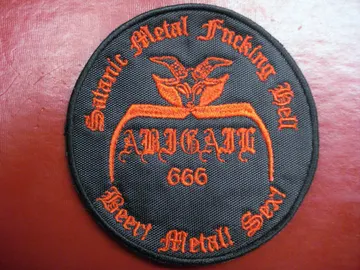 ABIGAIL   Embroidered Patch  (black metal)   Japan   203