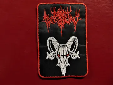 BLACK WITCHERY…  Embroidered Patch  (black metal)   U.S.A   212