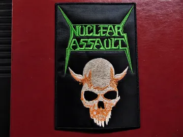 NUCLEAR ASSAULT   Embroidered patch   (thrash metal)   U.S.A   222
