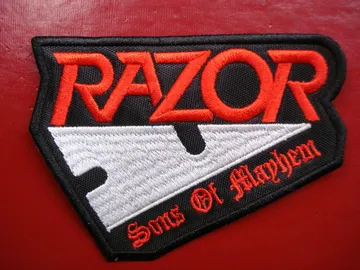 RAZOR   Embroidered patch  (thrash metal)   Canada   232