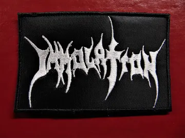 IMMOLATION…  Embroidered Patch  (black death)   U.S.A   238