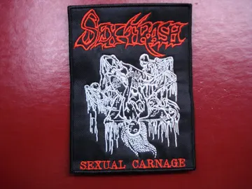SEXTRASH   Embroidered Patch   (death thrash)   Brazil   257