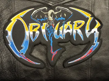 OBITUARY… Embroidered Backpatch  (death metal)   U.S.A   046*