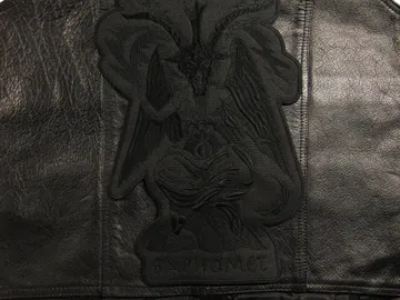 BAPHOMET…  Embroidered Backpatch  (black metal)    241*