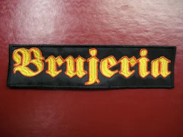 BRUJERIA…  Embroidered Patch  (brutal death)    Mexico   310