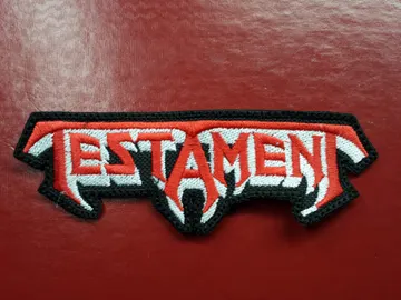 TESTAMENT…  Embroidered Patch  (thrash metal)    U.S.A   375*