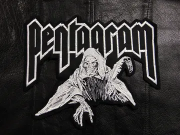 PENTAGRAM…  Embroidered Backpatch  (doom metal)    U.S.A   293*