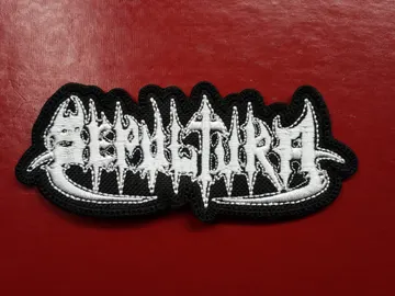 SEPULTURA   Embroidered Patch   (death thrash)    Brazil   1452*