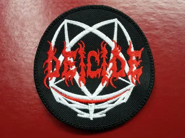 DEICIDE…  Embroidered Patch  (death black)    U.S.A  1768*