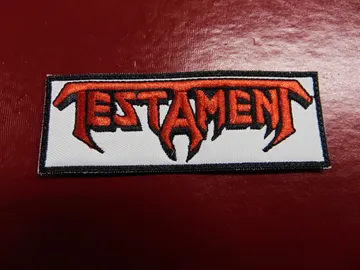 TESTAMENT  Embroidered Patch  (thrash metal)  U.S.A   924
