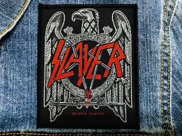 SLAYER…  Official Woven Patch  (thrash metal)   U.S.A   (1175)