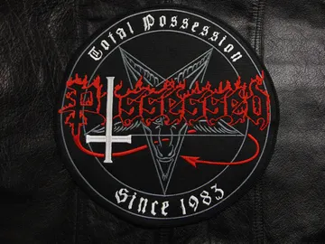 POSSESSED…  Embroidered Backpatch  (black thrash)    U.S.A   220*