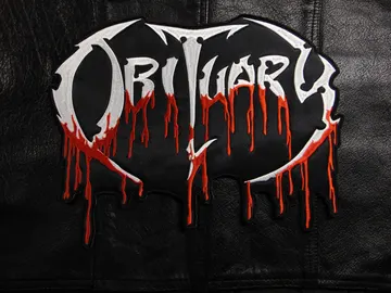 OBITUARY…  Embroidered Backpatch  (death thrash)   U.S.A   238