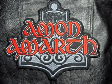 AMON AMARTH… Embroidered Backpatch  (viking metal)    Sweden   215*