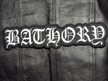 BATHORY…  Embroidered Backpatch    (epic black)   Sweden   099*
