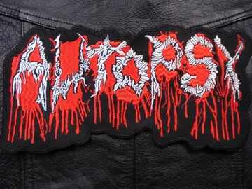 AUTOPSY…  Embroidered Backpatch  (death grind)    U.S.A   387*