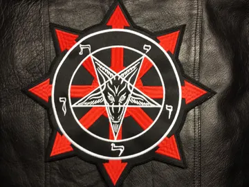 CHAOS BAPHOMET…    Embroidered Backpatch    (black metal)    397*